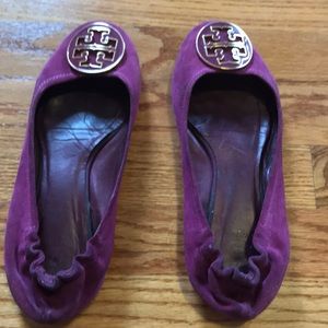 Tory Burch purple flats!